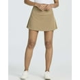 thumbnail image 2 of Real Essentials 4 Pack: Women's Ribbed Active Skort Pockets Skirt Running Tennis Golf Workout Sports (Available In Plus), 2 of 6