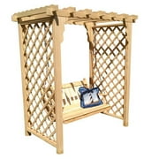 Yellow Pine Covington Arbor & Swing
