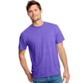 thumbnail image 1 of Hanes Mens X-Temp Fresh IQ Tri-Blend Performance Tee, S, Grape Heather, 1 of 1