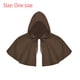 thumbnail image 4 of Capa de Halloween, capa de cosplay, capa corta, disfraz, capa con capucha, poncho, medieval Café, 4 of 9
