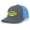 Redfish, Charcoal/Neon Blue, variant on Saltwater Fish Northern Tuna Deep Sea Fishing Neon Patch Mens Embroidered Mesh Back Trucker Hat Baseball Cap, Charcoal/Neon Blue