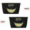 thumbnail image 5 of Custom Travel Tim Horror Movie Toiletry Bag Beetlejuices Makeup Cosmetic Organizer Women Beauty Storage Dopp Kit Box, 5 of 5
