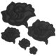 thumbnail image 2 of parches de rosas negras para planchar, ideales para reparar ropa, telas, chaquetas, jeans, suéteres, sombreros, zapatos y bolsos., 2 of 5
