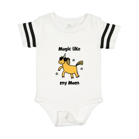 

Inktastic Unicorn Magic Like My Mom Gift Baby Boy or Baby Girl Bodysuit