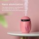 thumbnail image 2 of Humidificador robot, humidificador de aire USB portátil con luz nocturna y ventilador pequeño, luces de atmósfera coloridas, protección de apagado inteligente (rojo) ER, 2 of 5
