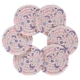 thumbnail image 7 of 6 Pcs Drink Coasters with Holder Moons Planets Stars Absorbent Heat-Resistant Coaster Set for Tabletop Protection Home Bar, 7 of 7