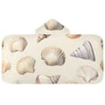 thumbnail image 5 of Yayeee Kids Hooded Towels Toddler Soft Absorbent Beach Bathing Wrap 50" x 23.5", Watercolor Seashells, 5 of 5
