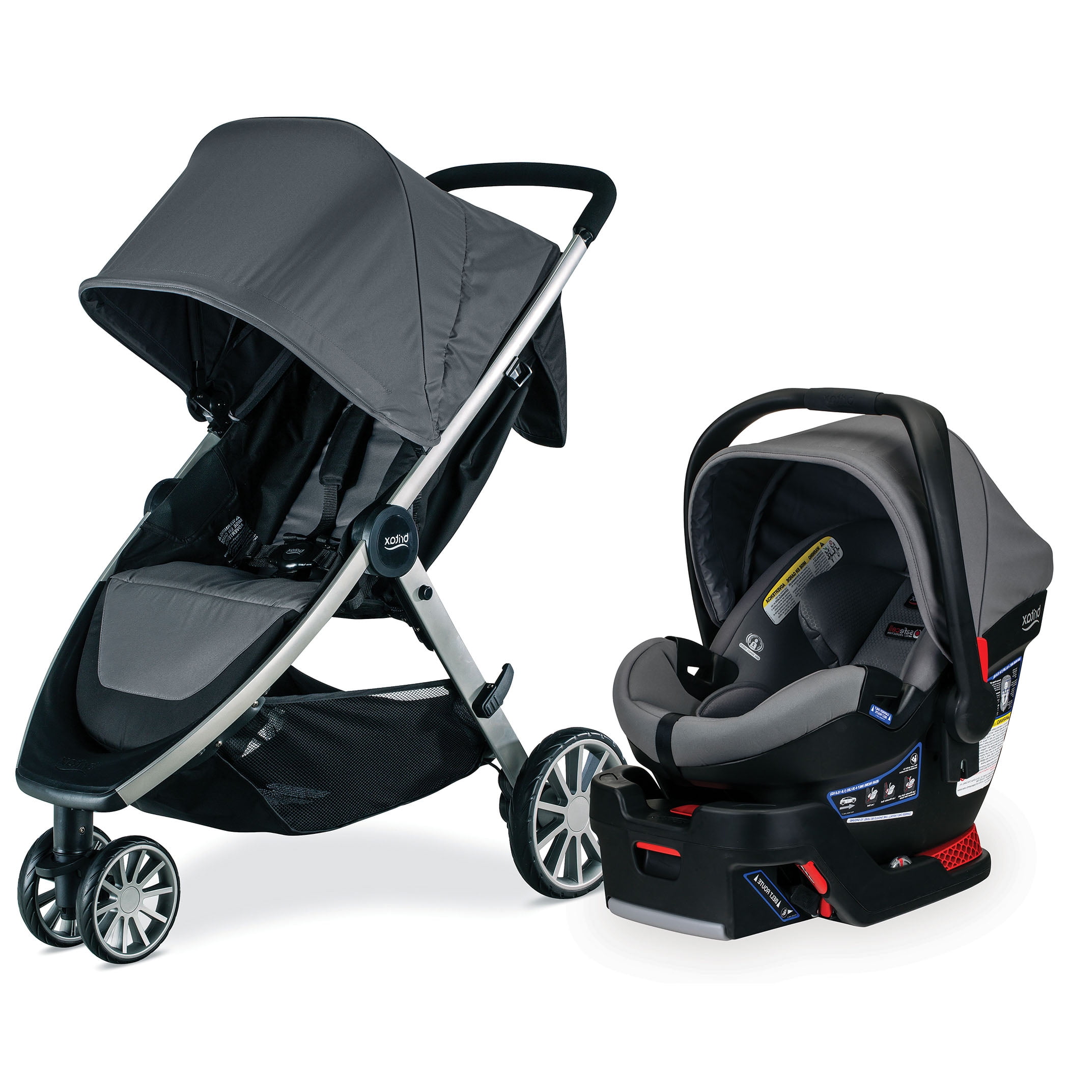 britax double stroller travel system