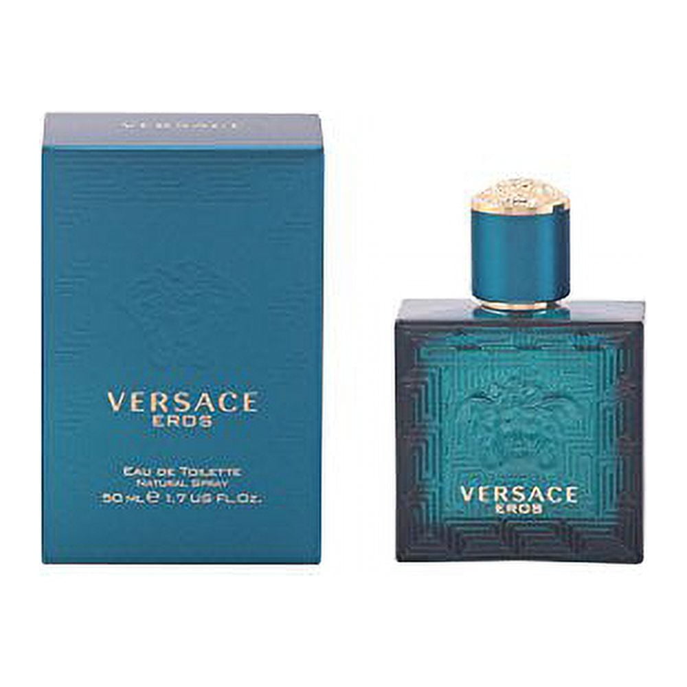 Versace Eros Eau de Toilette Spray, Cologne for Men, 1.7 Oz.
