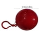thumbnail image 5 of Yuarrent Chubasquero para niños, abrigo impermeable portátil único para viajes al aire libre, chaqueta de lluvia con bola de plástico para niñas y Paraguas de lluvia Rojo Yuarrent HA005641-02B, 5 of 6