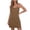 Brown, variant on Jinhomg Womens A Line Nursing Dress Casual Striped Print Midi Maternity Dress Loose Comfy Short Sleeve Cotton Pregnancy Dresses Deal of The Day Prime Today White M