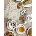 thumbnail image 4 of Happy Easter Kitchen Dish Towels for Drying Dishes Set of 2, Spring Colorful Bunny Floral Rustic Burlap Waffle Weave Microfiber Hand Tea Bathroom Towels Quick Dry & Absorbent Towel 15.7x23.6, 4 of 7