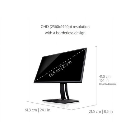 ViewSonic - 27" IPS LED QHD Monitor