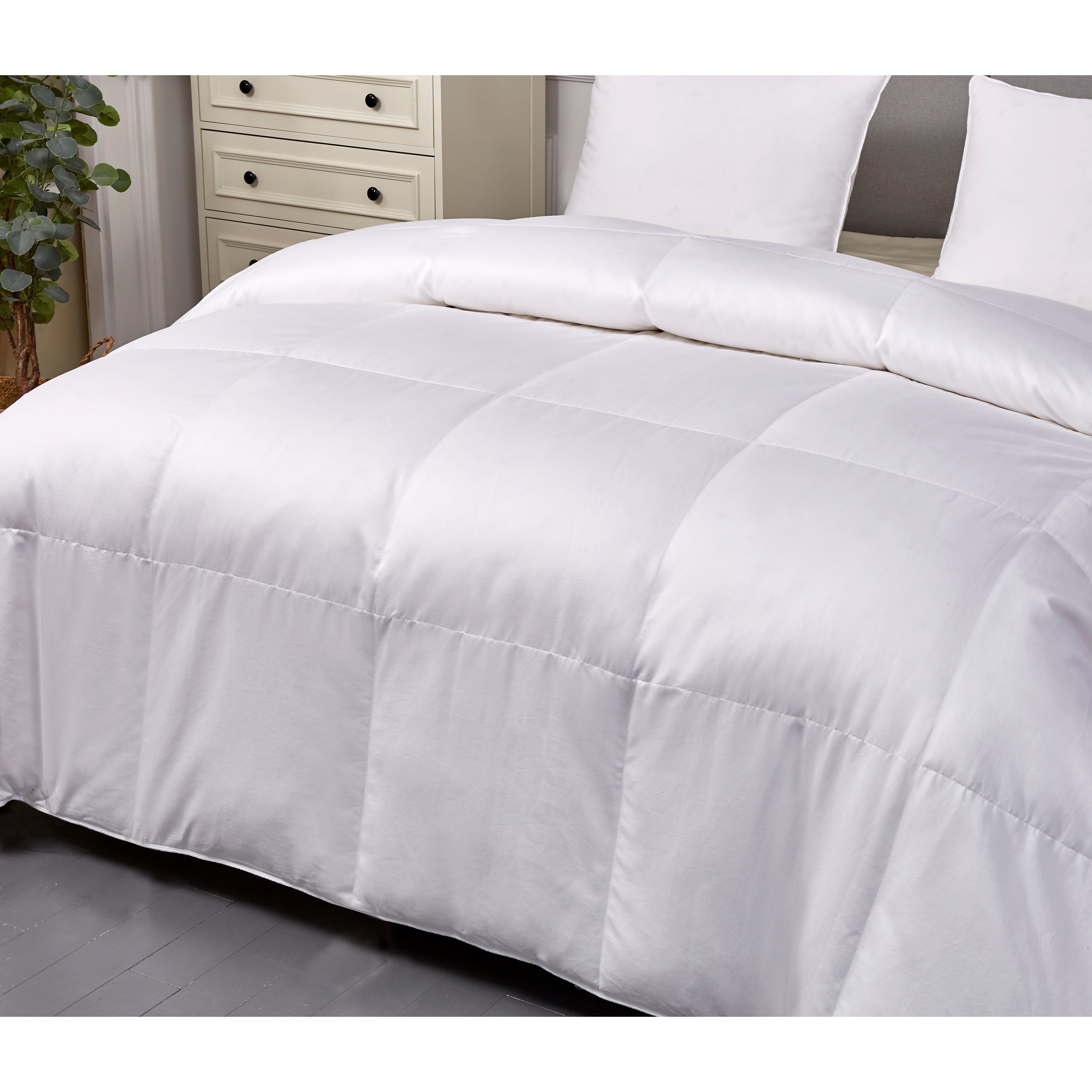 Hotel Grand 1000 Thread Count Cotton European White Down Comforter