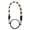 Black, variant on NFTIGB Water Bottle Handle Cute Daisy Flower Silicone Loop Hand Woven Lanyard Cup Rope for Outdoor Travel Camping Green (9.84 inches / 25.0 cm)