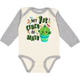 thumbnail image 3 of Inktastic My First Cinco De Mayo Cute Cactus Boys or Girls Long Sleeve Baby Bodysuit, 3 of 5
