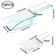 thumbnail image 6 of 16 Pcs Acrylic Plastic Kitchen Scoop, AIFUDA Multi-Purpose Clear Ice Scoops for Canisters Ice Cream, Weddings, Sweet Candy, Protein Powder, 6 of 9