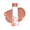 Glow - pink peachy nude, variant on Honeybee Gardens MultiStick for Cheeks, Lips & Eyes, Cream-to-Powder Finish; Peony