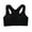 Black, variant on Girls Teens Training Wirefree Bras Sports Bra Starter High Suppor Bras for Kids