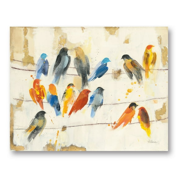 Gango Home Decor Contemporary Town Meeting by Albena Hristova (Printed on Paper); One 16x12in Unframed Paper Poster