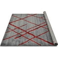 thumbnail image 2 of HR HANDCRAFT RUGS HR Modern Geometric Diamond Pattern Contemporary Abstract Area Rug Lava - 5' X 7', 2 of 5