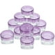 thumbnail image 1 of 12 piezas de tarros de crema vacíos Recipiente de crema facial recargable Recipientes de almacenamiento de plástico con tapas, 1 of 4