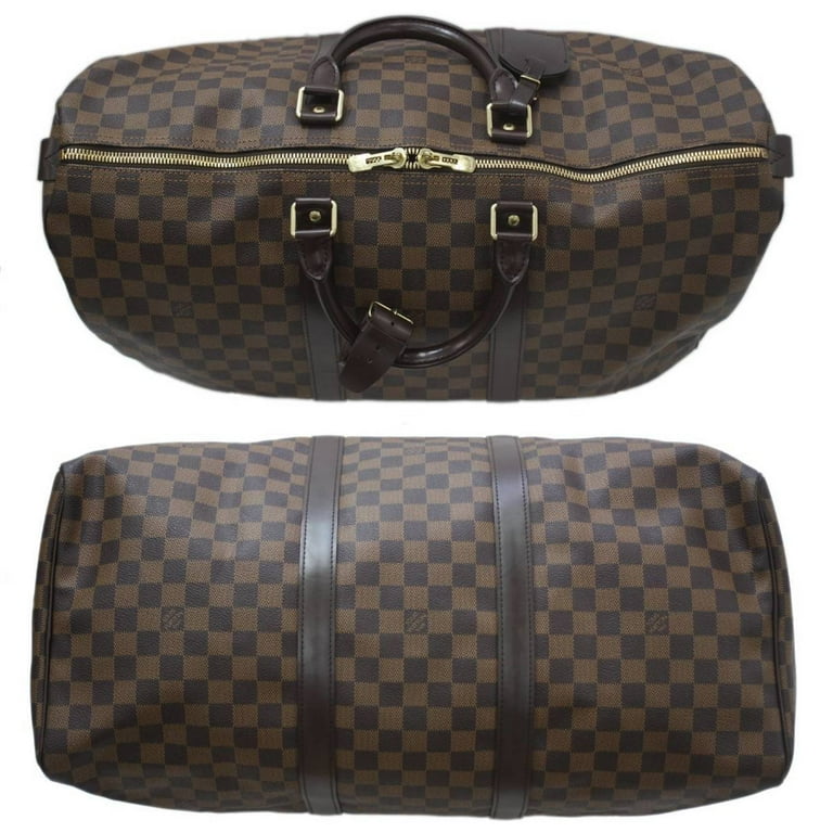 Pre-Owned LOUIS VUITTON Keepall 50 Boston Bag Damier Ebene N41427 