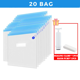 thumbnail image 3 of Bolsa de vacío para almacenamiento de filamentos de 30 bolsas para impresora 3D, secador de filamentos PLA/ABS/TPU, resistente a la humedad, para piezas de impresora 3D, 3 of 5