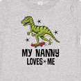 thumbnail image 4 of Inktastic My Nanny Loves Me Grandson Dinosaur Boys Baby T-Shirt, 4 of 5