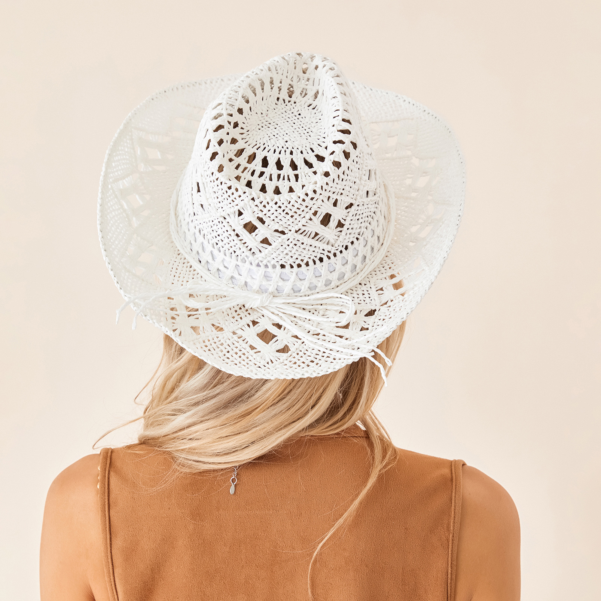 Women and Men Western Cowboy Hats Summer Outdoor Straw Hat  display picture 2