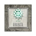 thumbnail image 2 of LightBoxJournal 15x15 Black Ornate Wood Framed with Double Matting Museum Art Print Titled - ChakrasYogaTile_Anahata V3, 2 of 4