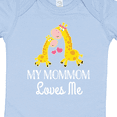 thumbnail image 4 of Inktastic Mommom Loves Me Childs Giraffe Boys or Girls Baby Bodysuit, 4 of 5