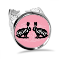 thumbnail image 1 of Conejo negro animal silueta natural Anillo de compromiso de boda de amor ajustable Unbranded  M, 1 of 3