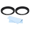 thumbnail image 1 of Unique Bargains 40.5mm-67mm Step Up Ring with Cleaning Cloth, 2 Pack Camera Lens Filter Adapter Ring, Black, 1 of 6