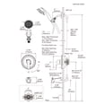 thumbnail image 5 of Wowow Single Handle 8-Spray Tub and Shower Faucet 1.8 GPM in Matte Black Valve Included, 5 of 6