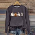 thumbnail image 4 of Sweatshirt for Women Perfect For Daily Wear or Loungewear! The Best Choice for Halloween XL Gray Halloween Sweatshirt, 4 of 5