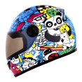 thumbnail image 1 of Casco Ghira Gh-Junior Azul Friends Cerrado Mica Humo azul XL, 1 of 6
