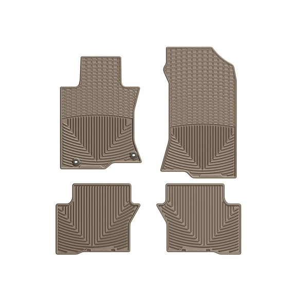 WeatherTech All-Weather Floor Mats compatible with 2010-2015 Honda Crosstour - 1st & 2nd Row, Tan