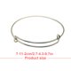 thumbnail image 3 of Minnieouse extensible extensible Estilo simple Joyería de moda Adorno corporal Regalos románticos perfectos Buenos accesorios Ropa, zapatos y accesorios Miscelánea Blanco K Minnieouse AP009145-02, 3 of 6