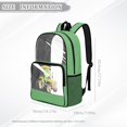 thumbnail image 7 of ZIATUBLES Clear Backpack, Heavy Duty Fabric & PVC Transparent Bookbag with Dinosaur Tractor Print, Large Capacity See Through Backpack for School College Work Travel Security, 7 of 7