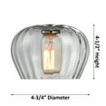 thumbnail image 4 of Innovations Lighting 516-4I Fenton Fenton 4 Light 48" Wide Linear Chandelier - Brass, 4 of 4