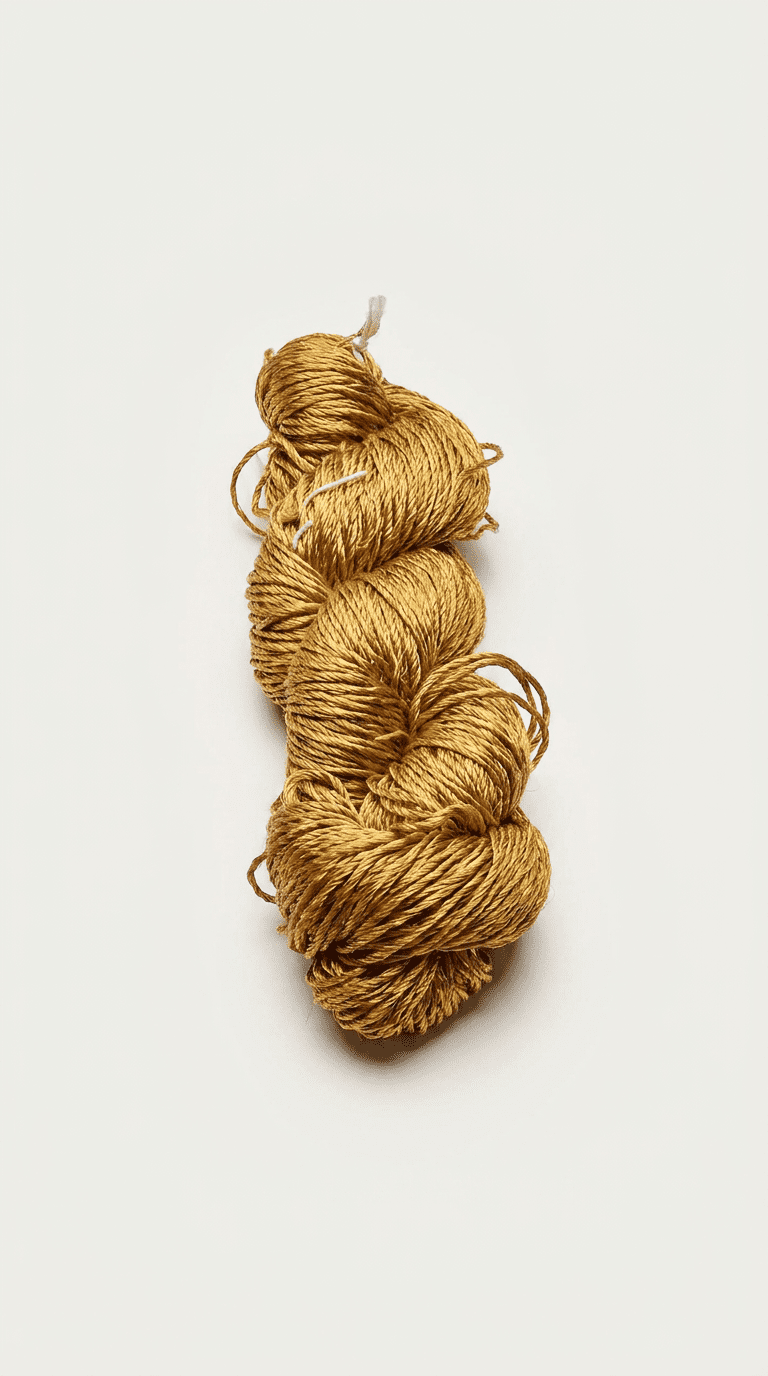 Knitsilk 3 Ply 100% Mulberry Silk Lace Weight Yarn, 50 Grams - 260 Yards, Yellow (Pack of 2)