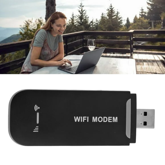 Portable WiFi Hotspot, Plug and Play High Speed Internet Stable Signal 4G USB Portable WiFi for Travel Black,White