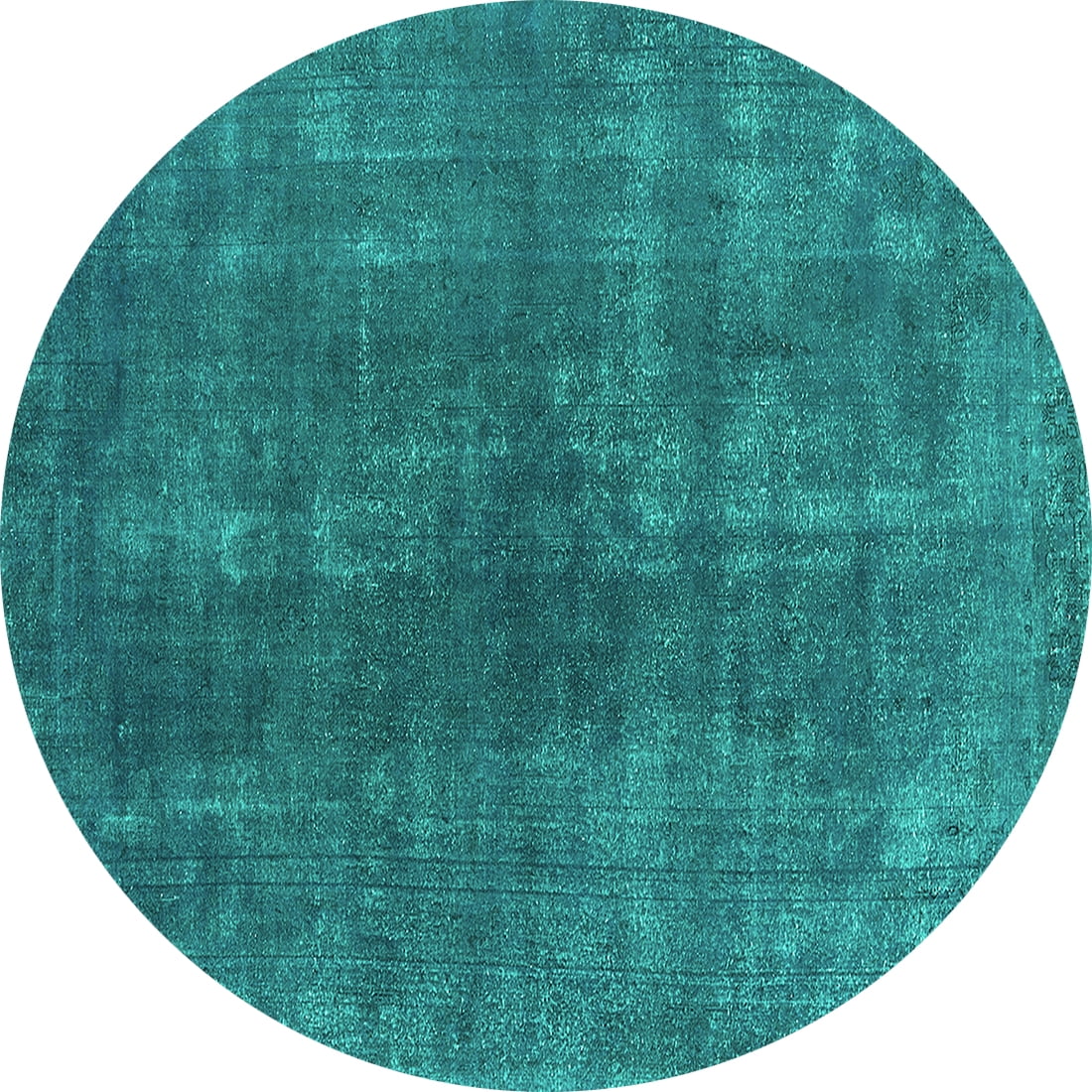 Ahgly Company Indoor Round Oriental Turquoise Blue Industrial Area Rugs ...