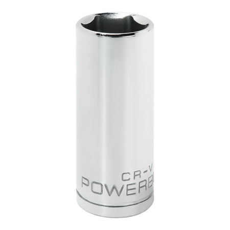 UPC: 0028907054438 | Powerbuilt 1/2 Inch Drive x 15/16 Inch 6 Point Deep Socket – 642206