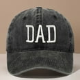 thumbnail image 2 of UJNDER Baseball Caps Father's Day Dad Embroidered Printed Cap For Stylish Men Customized Gift Hat For Dad On Birthday Or Special Occasions Black, 2 of 3