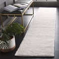thumbnail image 2 of SAFAVIEH Tahoe Trudi Distressed Shag Runner Rug, Ivory/Taupe, 2' x 9', 2 of 7