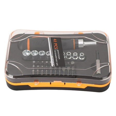 

41Pcs Ratchet Screwdriver Set Accurate Magnetic CRV Hand Tool with Bit Storage Case for Home Garage Apartment Vehicles