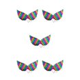 thumbnail image 1 of Shengyu Magnifique Aile de Fée Aile de Papillon Accessoire pour Costume de Carnaval Coloré 43cm 5Ensemble, 1 of 6