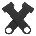 thumbnail image 1 of OUNONA 2Ud Accesorio Para Motocicleta Anillo Cerradura Para Correa De Casco Negro Estable, 1 of 6